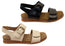 Sofft Peggie Womens Leather Sandals With Comfortable Footbed