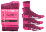 6 Pairs of King Gee Womens Bambo Work Socks