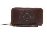 Modapelle Womens Leather Zip Wallet 7861