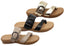 Orizonte Martha Womens European Leather Thongs Sandals