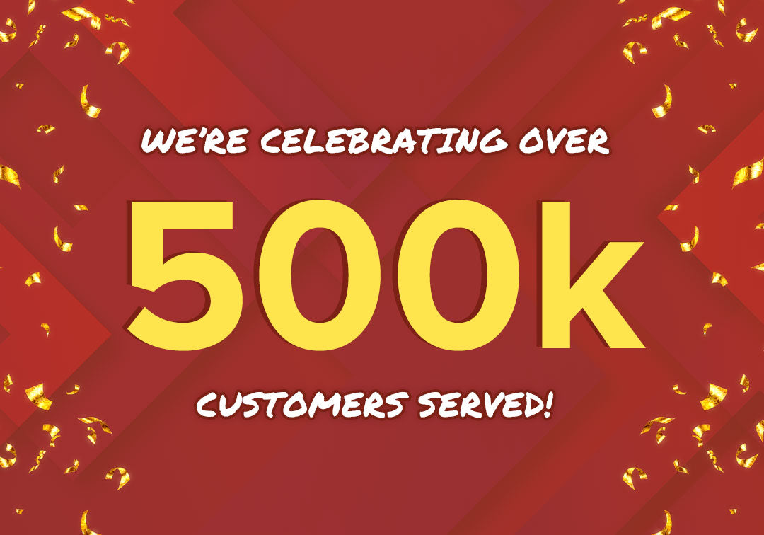 Half a Million Reasons <br>To Say "Thank You"!