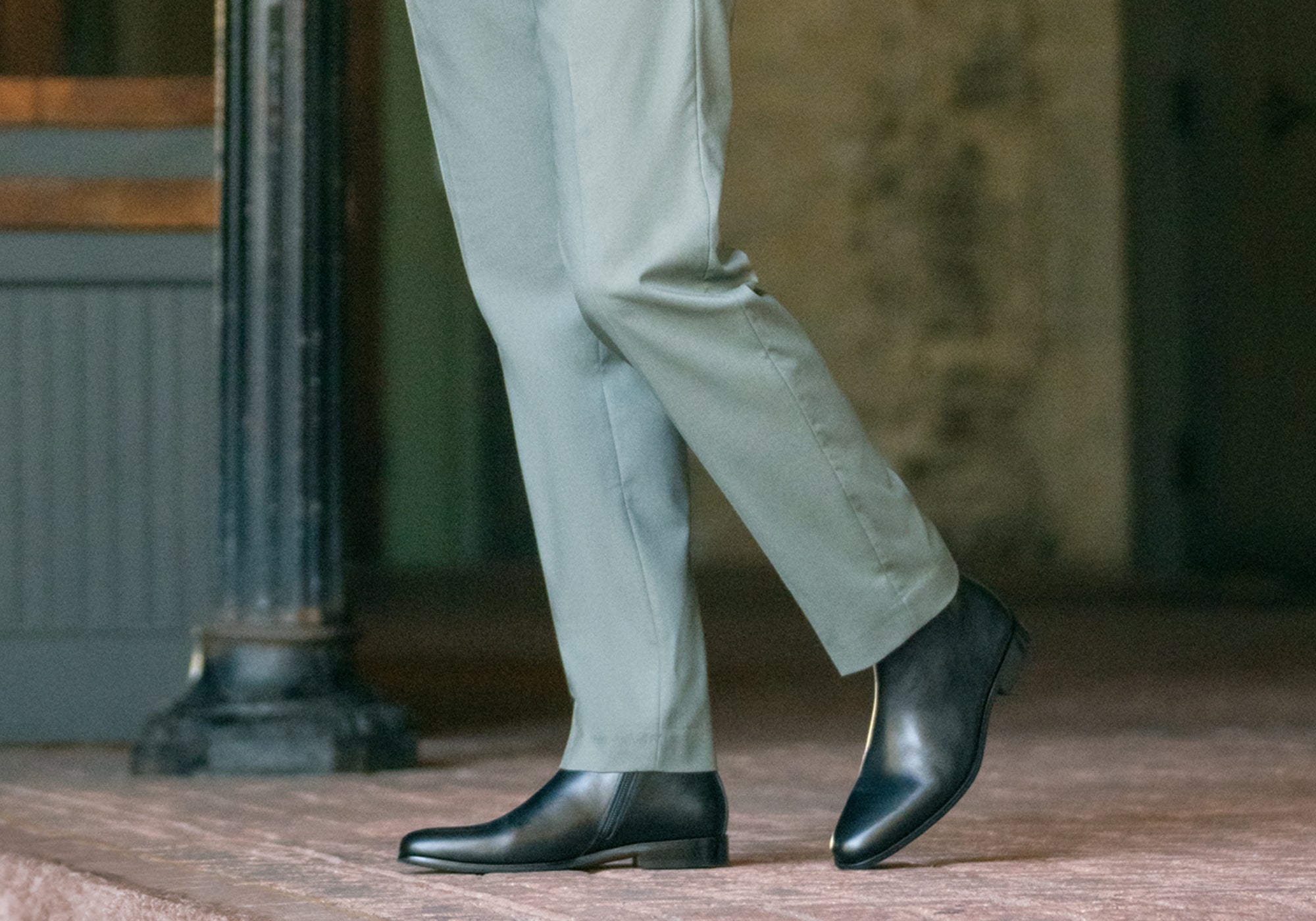 Florsheim Mens EE Extra Wide Leather Centurion Plain Toe Boots