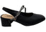 Dakota Bella Womens Brazilian Sling Back Heels With Comfort Footbed