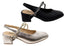 Dakota Bella Womens Brazilian Sling Back Heels With Comfort Footbed