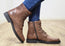 Comfortiva Elsberry Womens Comfortable Leather Ankle Boots