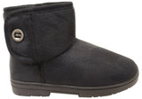 Scholl Orthaheel Fluffy II Womens Comfort Supportive Slippers Boots