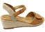 Scholl Orthaheel Melissa Womens Comfortable Wedge Espadrille Sandals