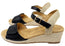 Scholl Orthaheel Melissa Womens Comfortable Wedge Espadrille Sandals