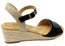 Scholl Orthaheel Melissa Womens Comfortable Wedge Espadrille Sandals