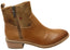 Comfortiva Carter Womens Wide Fit Comfortable Leather Ankle Boots