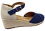 Scholl Orthaheel Maya Womens Comfortable Wedge Espadrille Shoes
