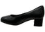 Comfortiva Peach Womens Comfort Footbed Wide Fit Leather Court Shoes