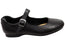 Comfortiva Kaylee Womens Leather Wide Fit Comfortable Mary Jane Shoes