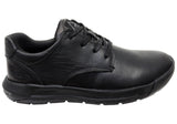 Align Erwin Mens Supportive Leather Wide Fit Comfortable Lace Up Shoes