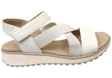 Caprice Beatta Womens Comfortable Wide Fit Leather Sandals