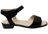 Caprice Bernya Womens Comfortable Wide Fit Leather Low Heel Sandals