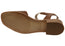 Caprice Bernya Womens Comfortable Wide Fit Leather Low Heel Sandals