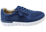Caprice Beryll Womens Comfortable Extra Wide Fit Leather Shoes