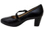 Caprice Beatrix Womens Comfortable Wide Fit Leather Heels Pumps