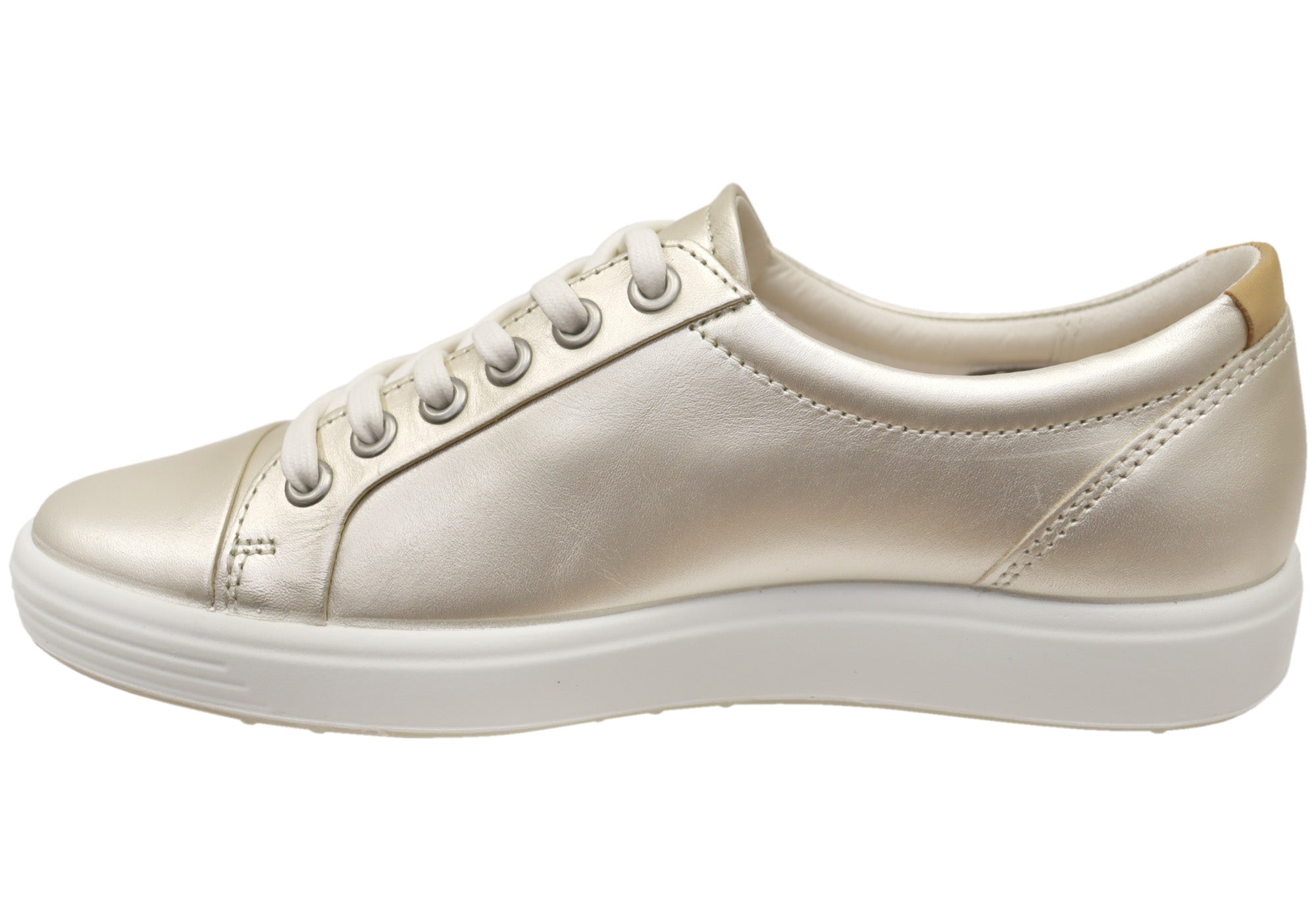 ECCO Womens Soft 7 Comfortable Leather Casual Lace Up Sneakers Shoes