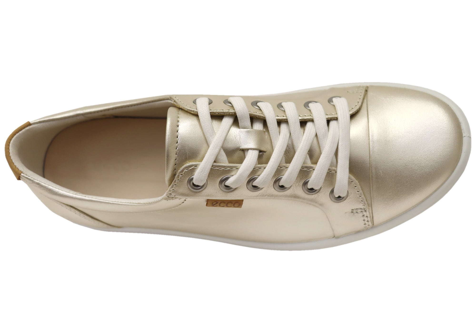 ECCO Womens Soft 7 Comfortable Leather Casual Lace Up Sneakers Shoes