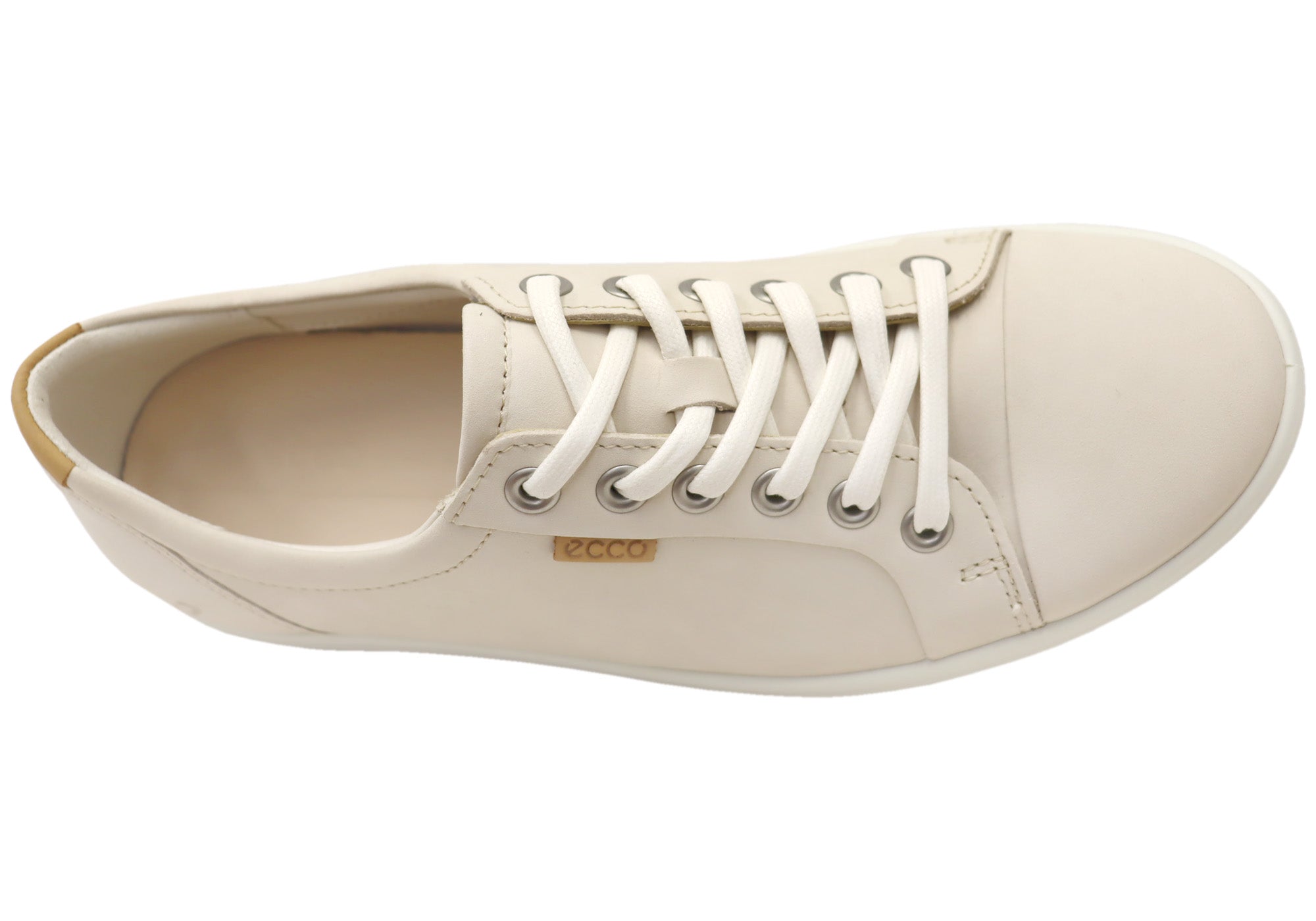 ECCO Womens Soft 7 Comfortable Leather Casual Lace Up Sneakers Shoes