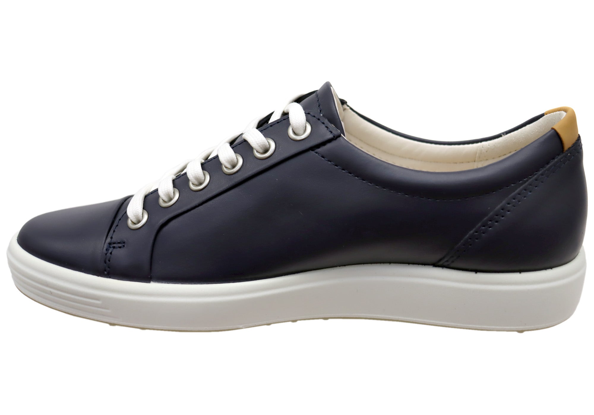 ECCO Womens Soft 7 Comfortable Leather Casual Lace Up Sneakers Shoes