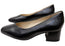 Caprice Drucilia Womens Comfortable Wide Fit Leather Mid Heel Pumps
