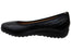 Caprice Dennie Womens Comfortable Wide Fit Leather Ballet Flats Shoes