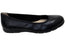 Caprice Denisa Womens Comfortable Wide Fit Leather Ballet Flats Shoes