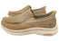 Skechers Mens Slip Ins Pollard Osgood Extra Wide Fit Leather Shoes