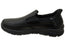 Skechers Mens Slip Ins Work Nampa Broxtin Leather Slip Resistant Shoes