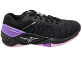 Mizuno Womens Wave Stealth Neo NB Wide Fit Comfortable Netball Shoes