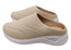 Comfortflex Traveller Womens Comfortable Cushioned Slip On Mules Shoes