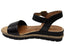 Tamaris Dinah Womens Comfortable Leather Low Wedge Sandals