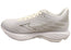 Mizuno Mens Wave Rider 28 Running Shoes White Ultimate Gray