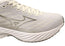 Mizuno Mens Wave Rider 28 Running Shoes White Ultimate Gray