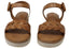 Tamaris Drewberry Womens Comfortable Leather Low Wedge Sandals