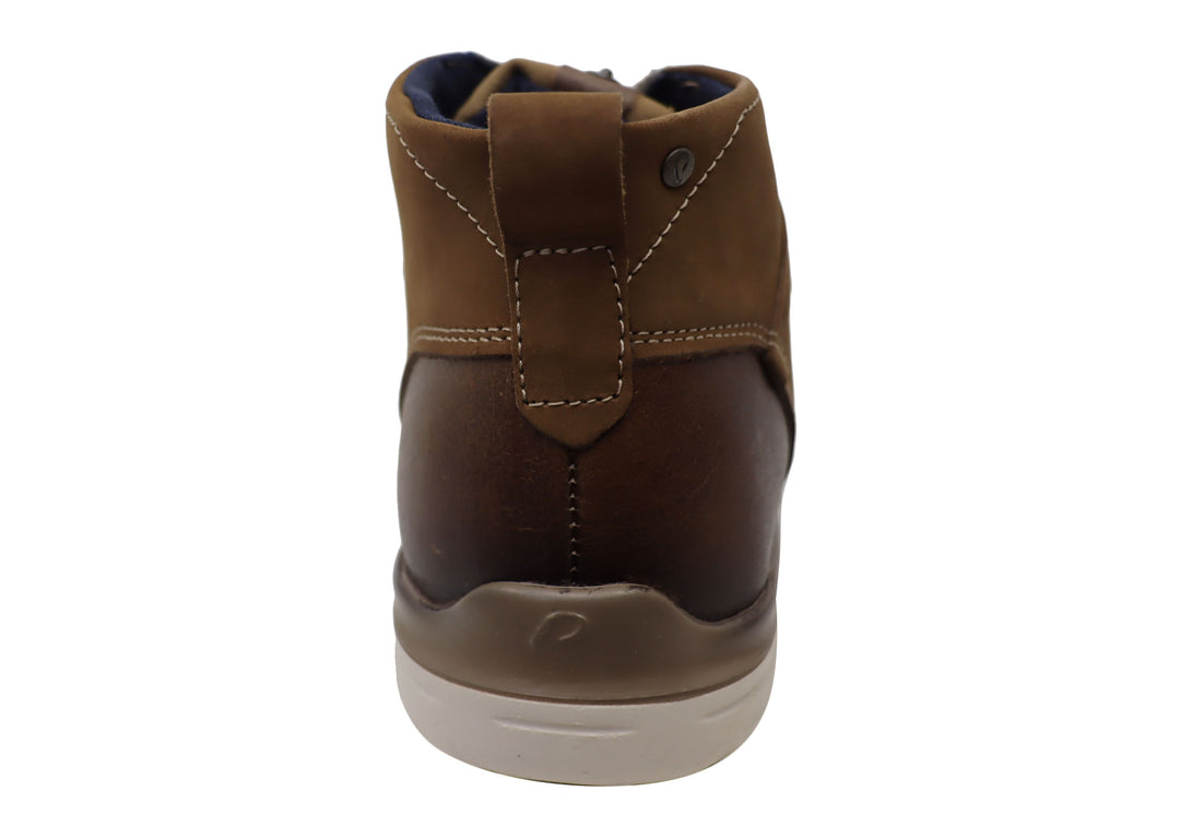 Pegada Jetta Mens Comfortable Leather Boots Brand House Direct