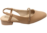 Ramarim Roxana Womens Brazilian Low Heel Sling Back Shoes