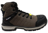 KingGee Mens Quantum Hybrid Zip Lace Composite Toe Work Boots Cedar