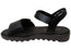 Jana Amena Womens Wide Fit Comfortable Sandals With Cushioned Footbed