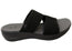 Jana Annetta Womens Wide Fit Slide Sandals With Comfortable Footbed