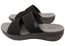 Jana Annetta Womens Wide Fit Slide Sandals With Comfortable Footbed