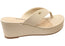 Dakota Mindee Womens Platform Thongs Sandals With Comfort Footbed
