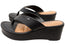 Dakota Mindee Womens Platform Thongs Sandals With Comfort Footbed