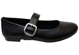Tamaris Bianka Womens Comfortable Black Leather Mary Jane Shoes