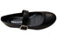 Tamaris Bianka Womens Comfortable Black Leather Mary Jane Shoes