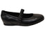 Tamaris Casandra Womens Comfortable Black Leather Mary Jane Shoes
