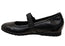 Tamaris Casandra Womens Comfortable Black Leather Mary Jane Shoes